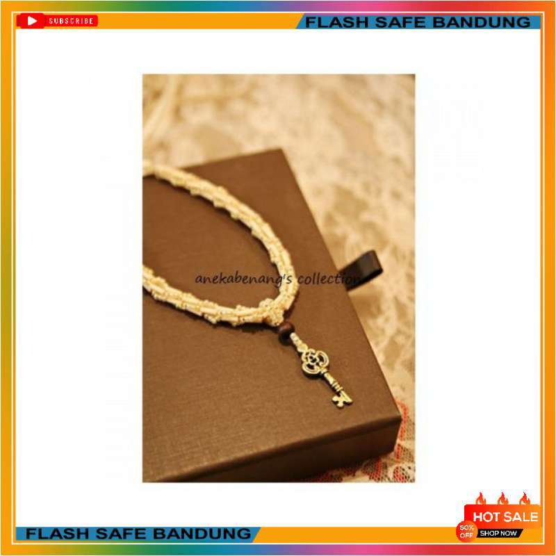 Promo Tulip-Gold Key Charm Necklace Kit 