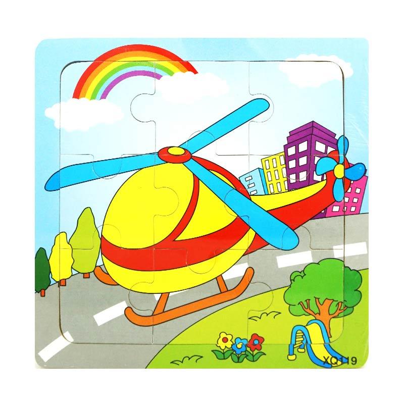 Jual Mainan Edukatif Puzzle Xq Transportasi Helicopter Jigsaw Kayu Mini Good Quality Online Desember 2020 Blibli