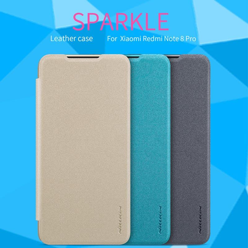 Jual Nillkin Flip Case Sparkle Leather Case Xiaomi Redmi Note 8 Pro Online Oktober 2020 Blibli Com