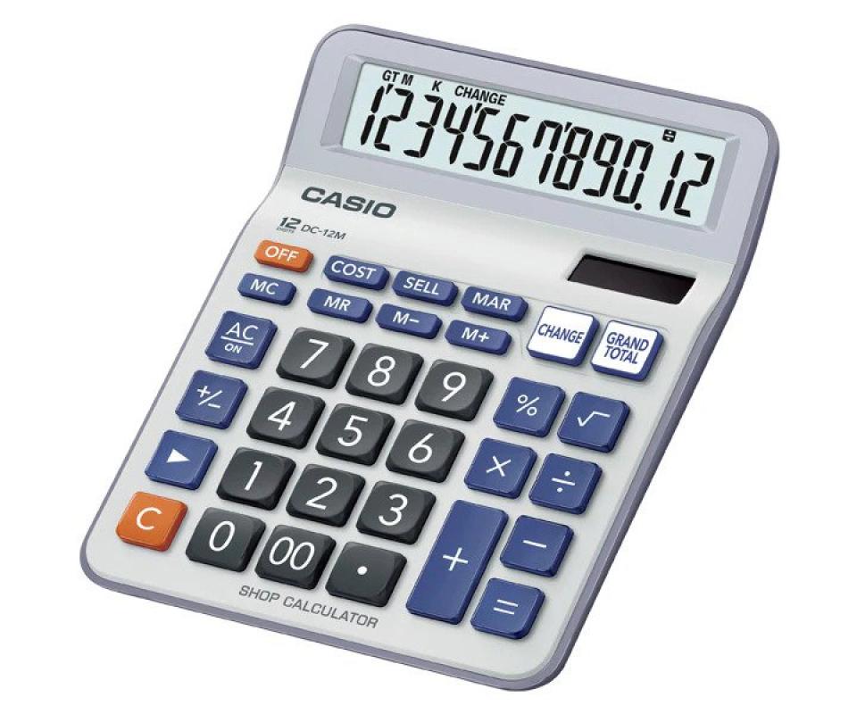 Jual Casio Dc 12m Easy Press Shopping Calculator 12 Digit Terbaru Juni 2021 Blibli