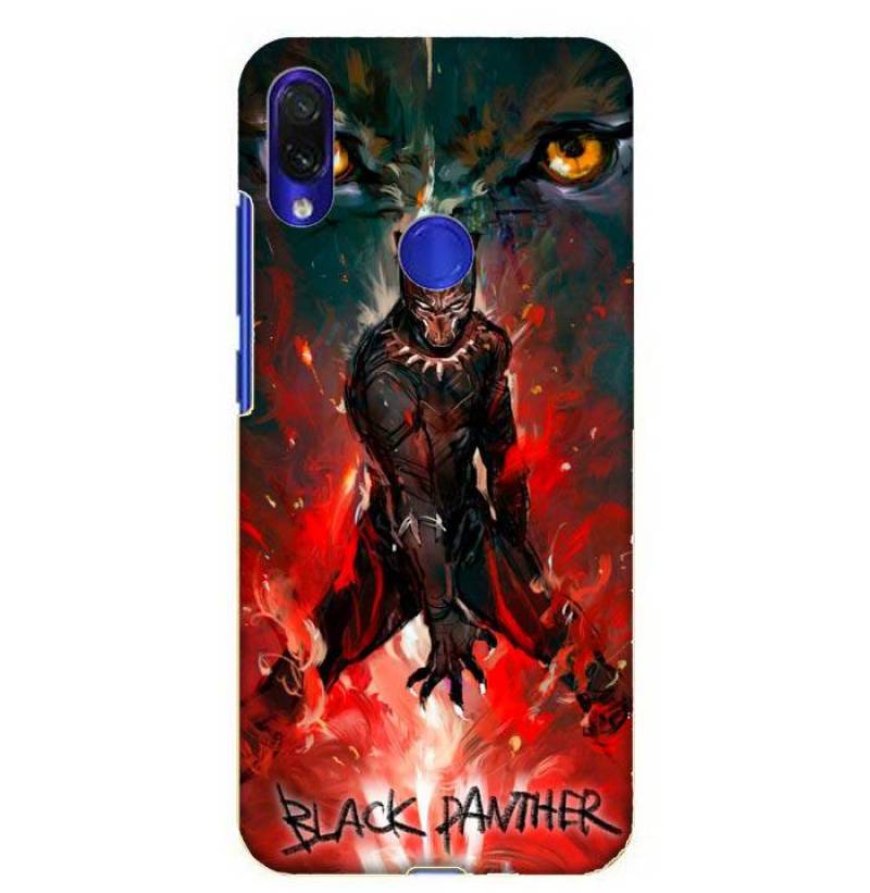 Casing Custom Hardcase Black Panther Wallpaper L3091 Xiaomi Redmi 7