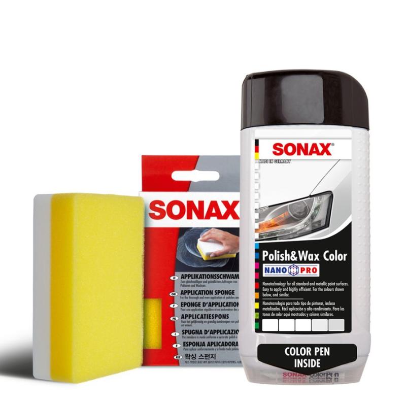 Jual Polish Wax Color Nano Pro White 500 Ml Dan Sonax Applicator Sponge 150 Gr Online Desember 2020 Blibli