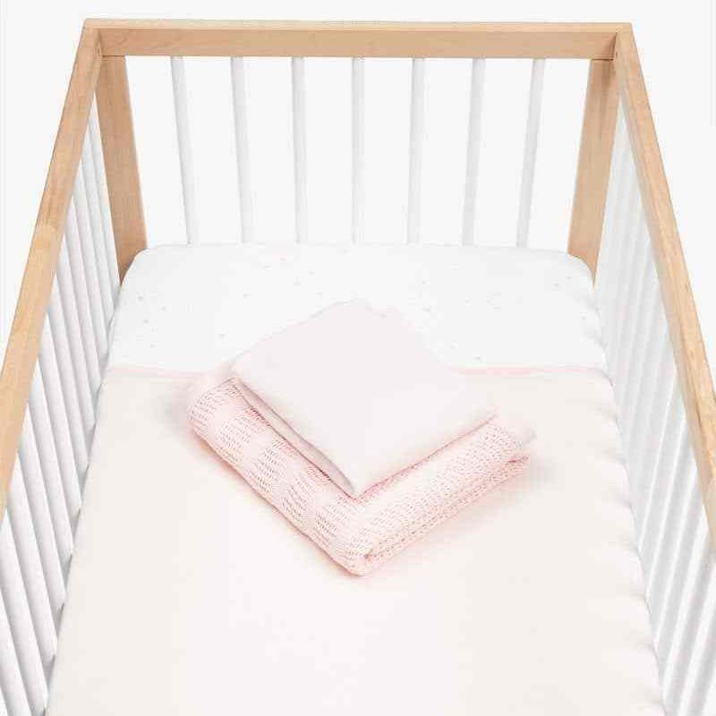 Promo Mothercare Cot Bed Bedding Starter Pink Set Perlengkapan