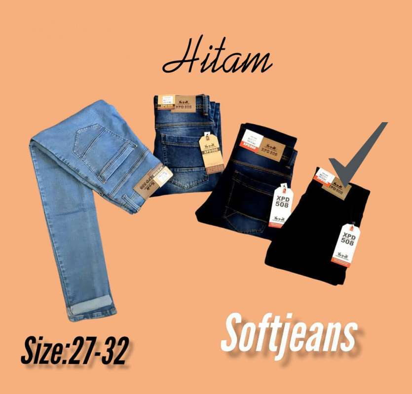 Promo Celana Soft Jeans Pria Size 27-32 