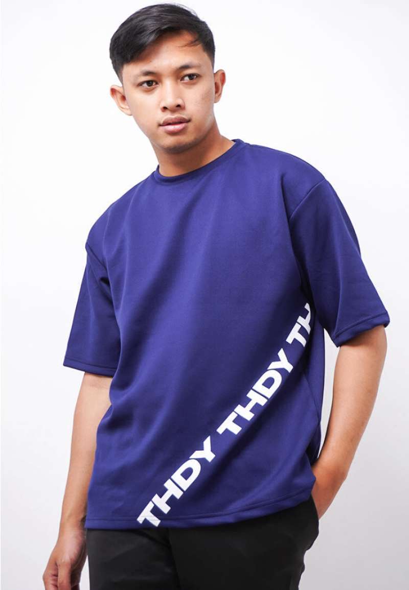 MTK12 Kaos Oversize Raglan Distro Pria 