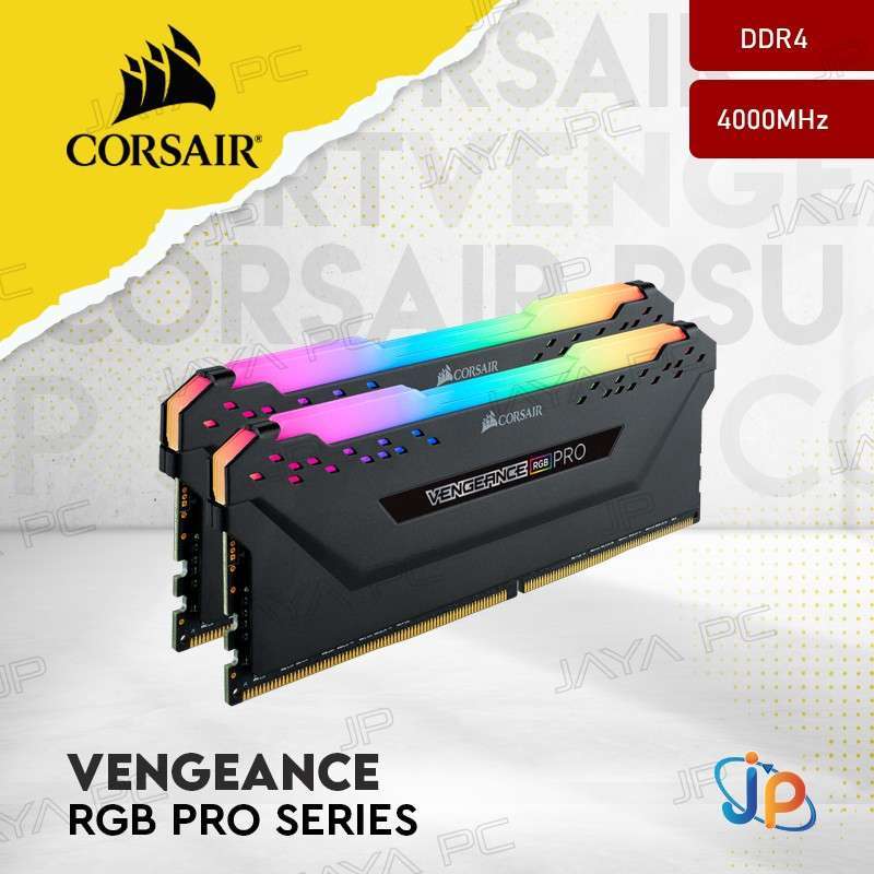Memory Corsair Vengeance RGB Pro DDR4 PC32000 4000Mhz 16GB 2x8GB Ram