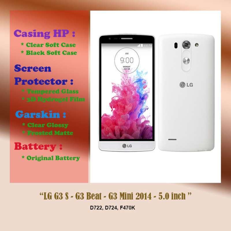 LG G3 S G3 Beat G3 Mini 2014 inch Case Screen Protector  Battery Dll