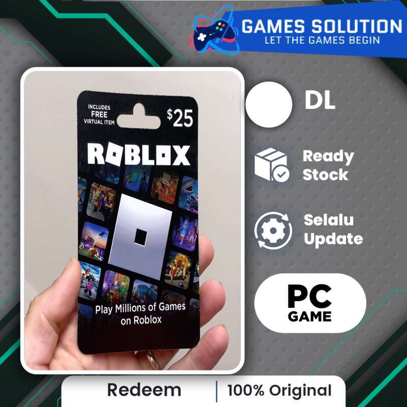 Promo Roblox Gift Card Redeem Code - 50 USD Diskon 23% di ...
