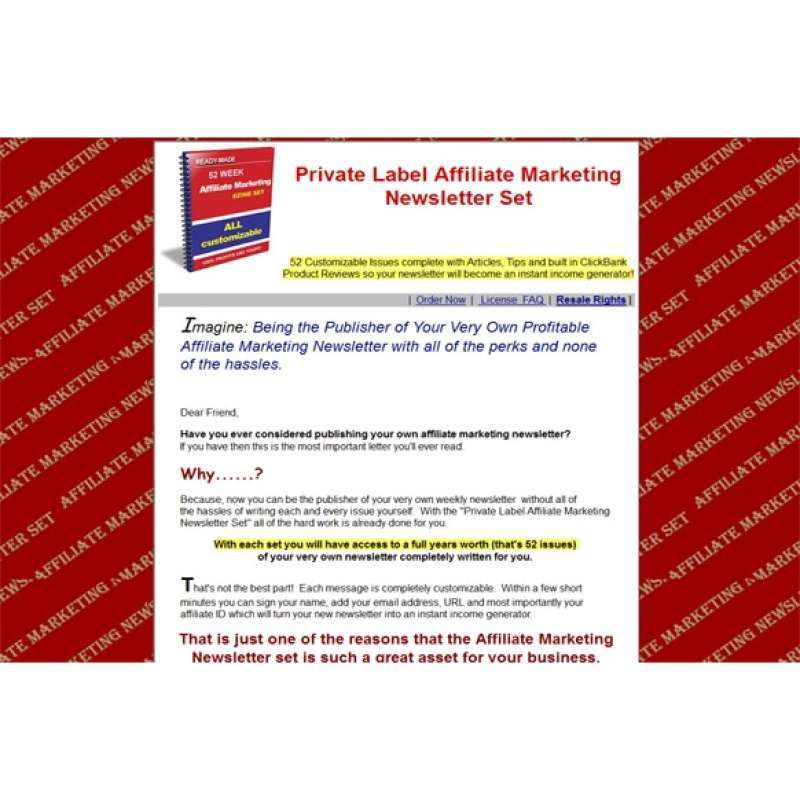 Private labe affiliate