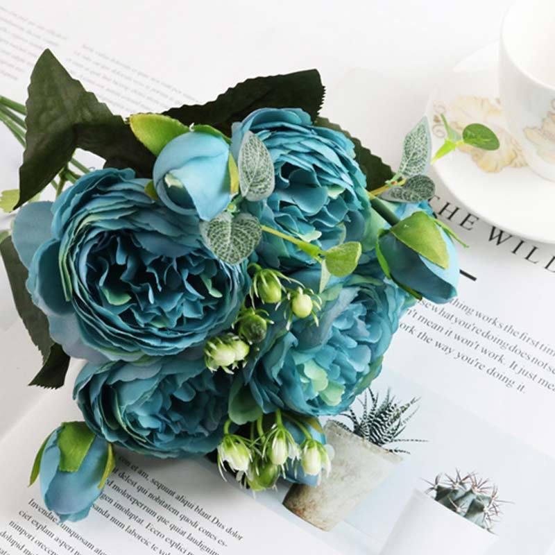 Jual Eds Rose Pink Silk Peony Artificial Flowers Bouquet 5 Big Head And 4 Bud Fake Flowers For Indoor Home Wedding Decoration 30 Cm Online September 2020 Blibli Com,Free Shipping Home Decorators Code