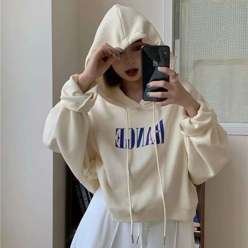 Sweater sale crop hoodie