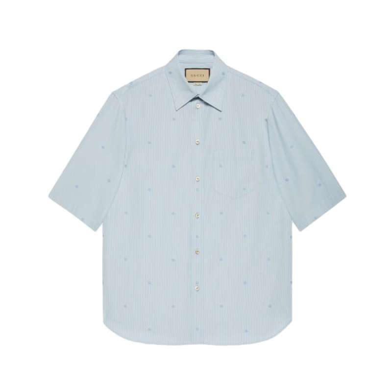 Promo Gucci GG Stripe Cotton Short 