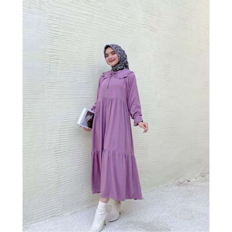 knee length dresses for ladies Floral Rayon Midi Dress – Abi+Ari