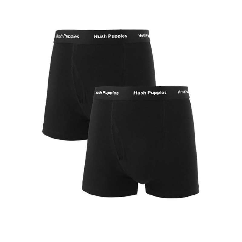 Jual Hush Puppies Underwear Pria 01 All Black L di Seller Hush