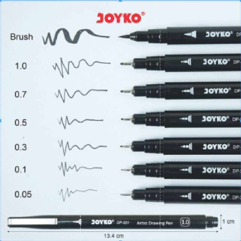 Drawing Pen Pena Gambar Joyko DP-331-7 Set Pcs Drawing Pen Set Joyko  Joyko