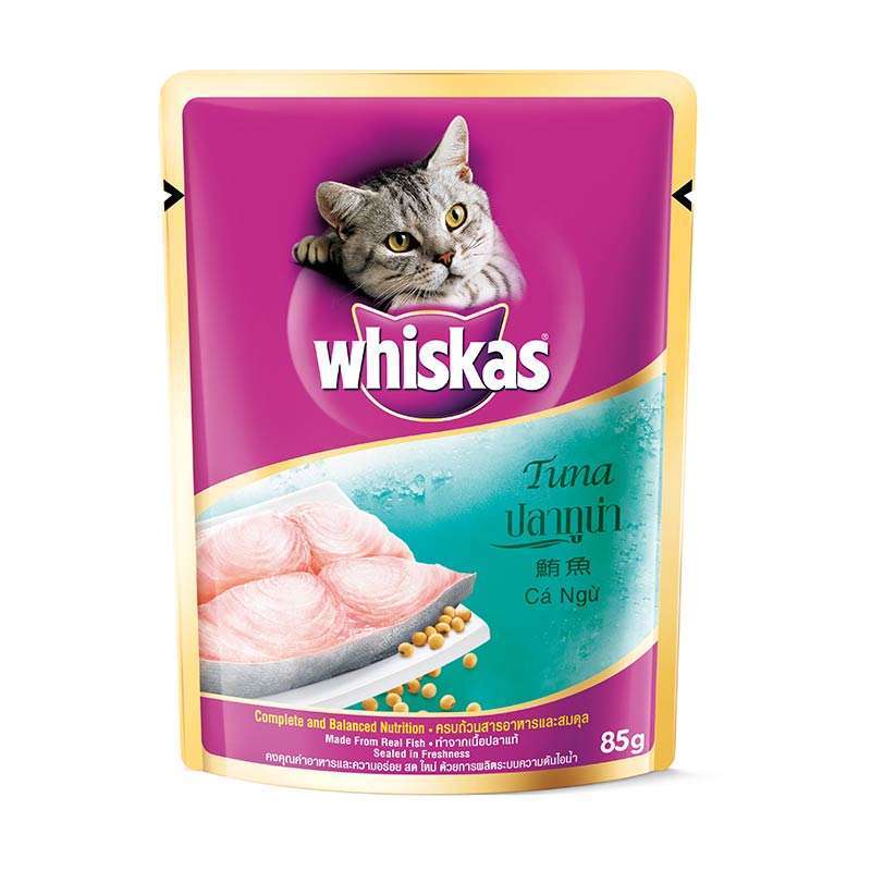 Jual Whiskas Tuna White Fish [85 G] Di Seller Petshop Indonesia