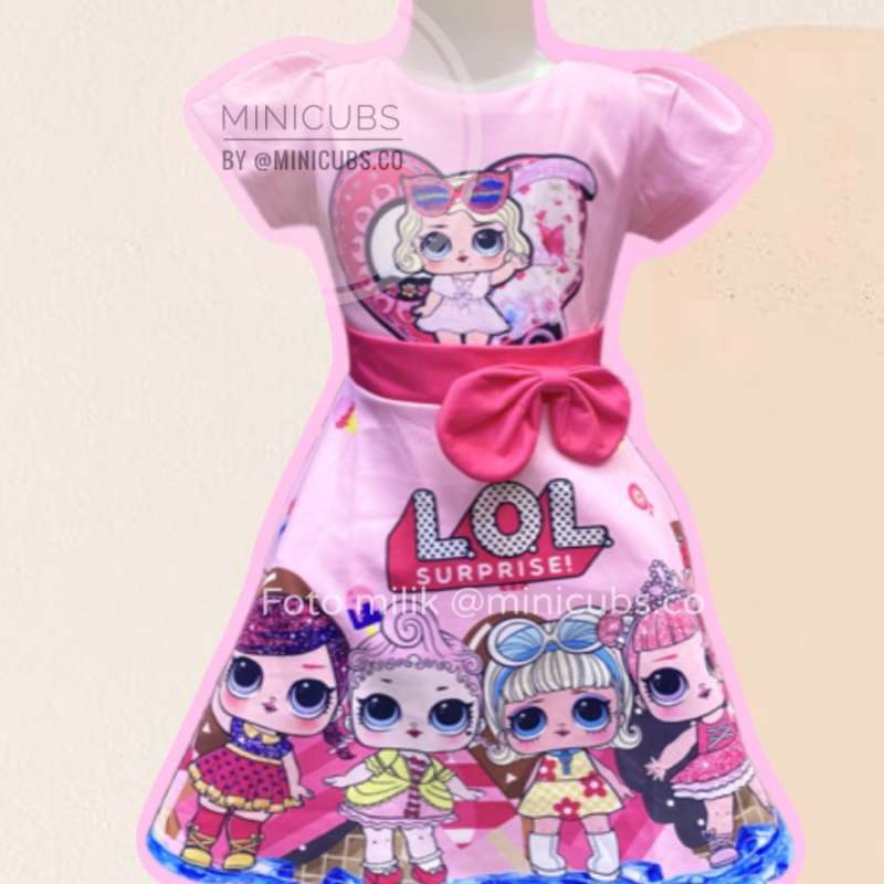 Jual Dress Lol Surprise Anak Perempuan Cewek Girl Gaun Impor Minicubs Di Seller Minicubs Mangga Dua Selatan Kota Jakarta Pusat Blibli