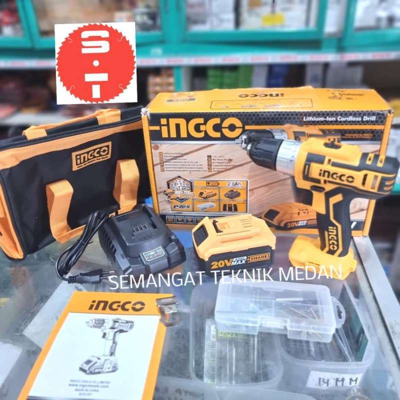 Jual Cidli2002 Cordless Impact Drill Bor Baterai Beton 10mm 20v