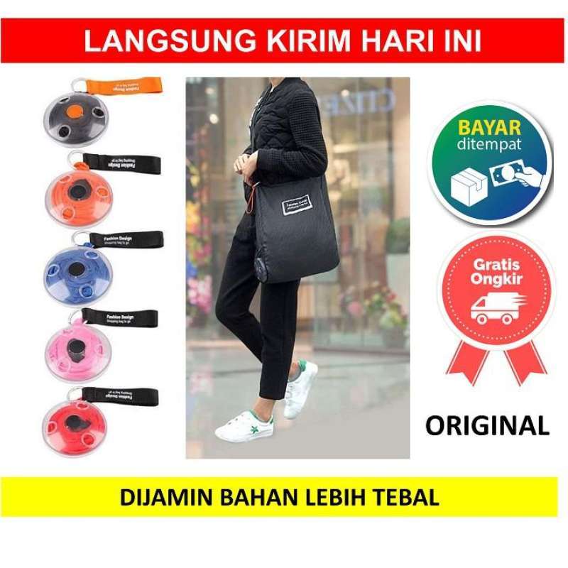 Jual Tas Belanja Lipat Go Green Shopping Bag Roll Up Fashion Design Gulung Kantong Design Praktis Tote Portable Yoyo Spiral Di Seller Pertanian Perkebunan Manisrenggo Kota Kediri Blibli