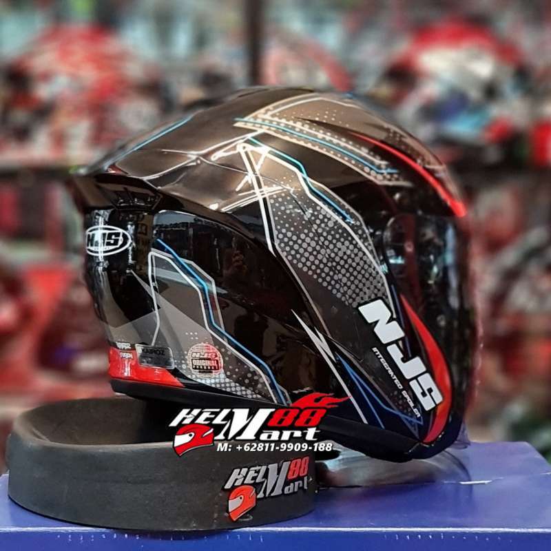 Promo Njs Kairoz Dv Furion - Helm Njs Half Face Njs Furion