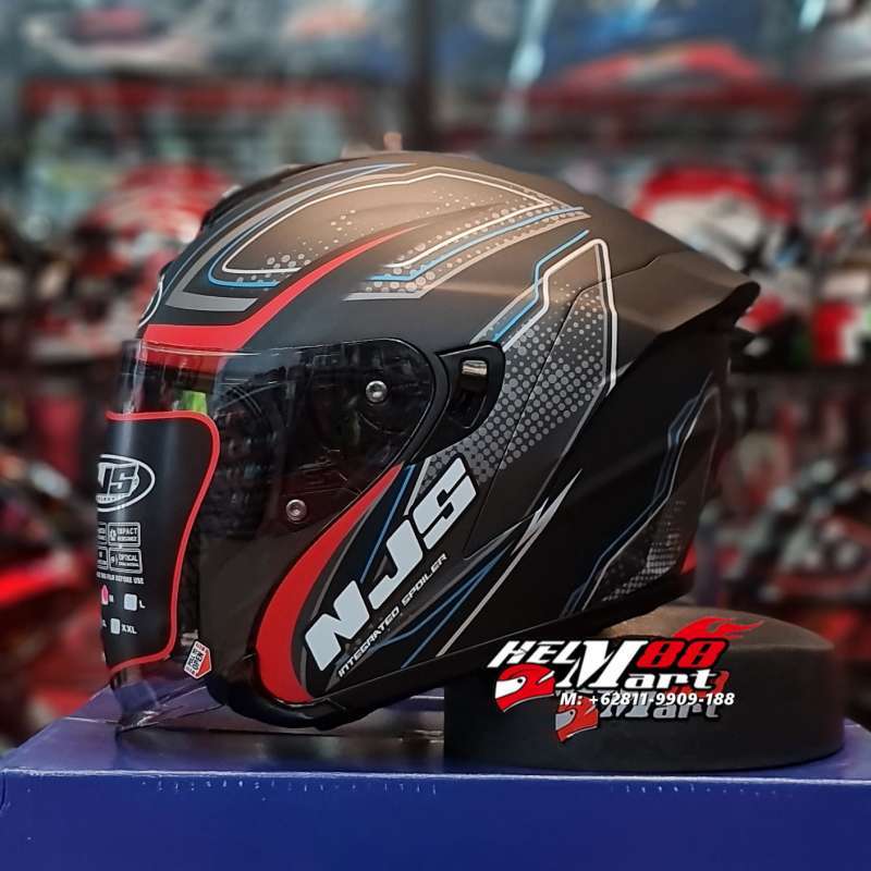 Jual Njs Kairoz Dv Furion Helm Njs Half Face Njs Furion Njs