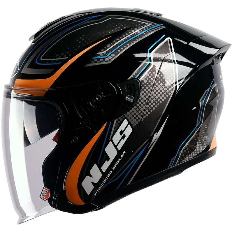 NJS KAIROZ DV FURION Helm NJS Half Face NJS FURION NJS Double Visor