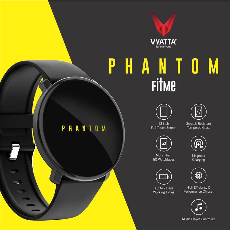 Vyatta fitme phantom smartwatch discount spesifikasi