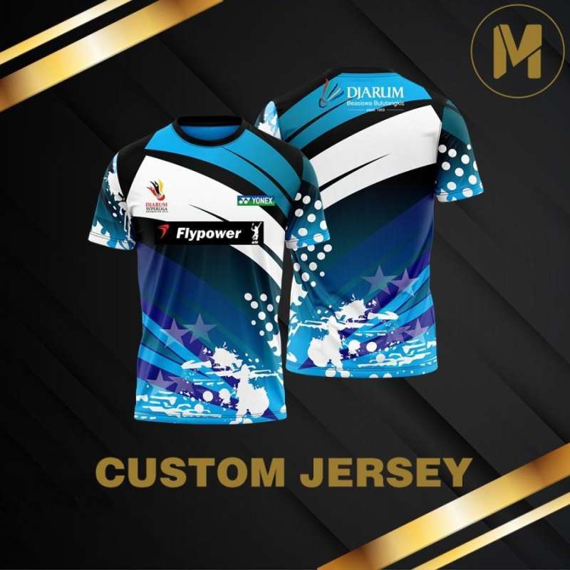 Jersey badminton custom top