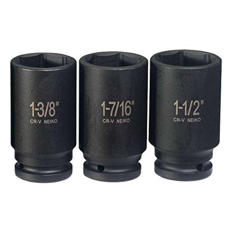 Jual NEIKO 02461A 3/4 Inch Drive Impact Socket Set, SAE 1” to 1-1