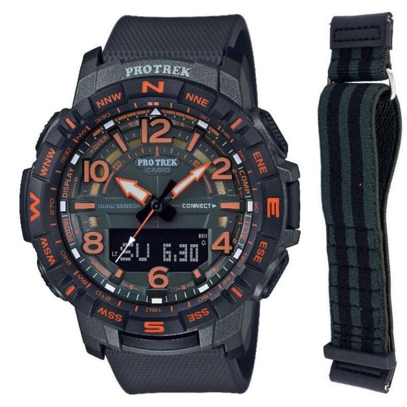 Casio PROTREK PRT B50FE 3DR Jam Tangan Pria Smart Quad Sensor