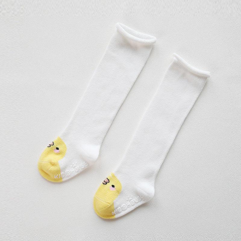 Baby Girls Boys Soft Cotton Diamond Criss Cross White Socks Newborn