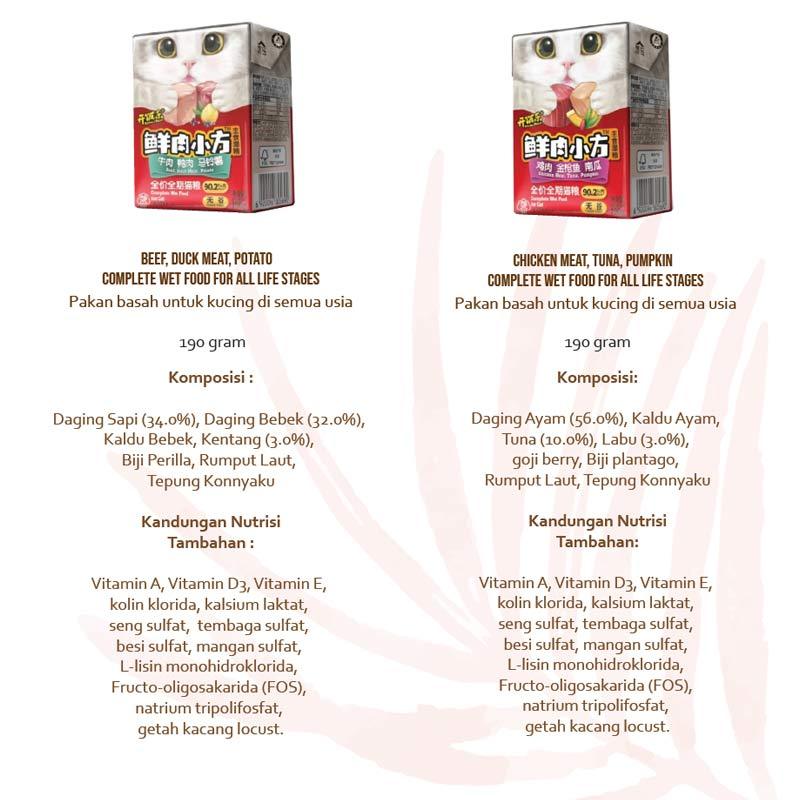 Jual Kitchen Flavor Tuna Chicken Meat Pumpkin Cat Wetfood 190gr