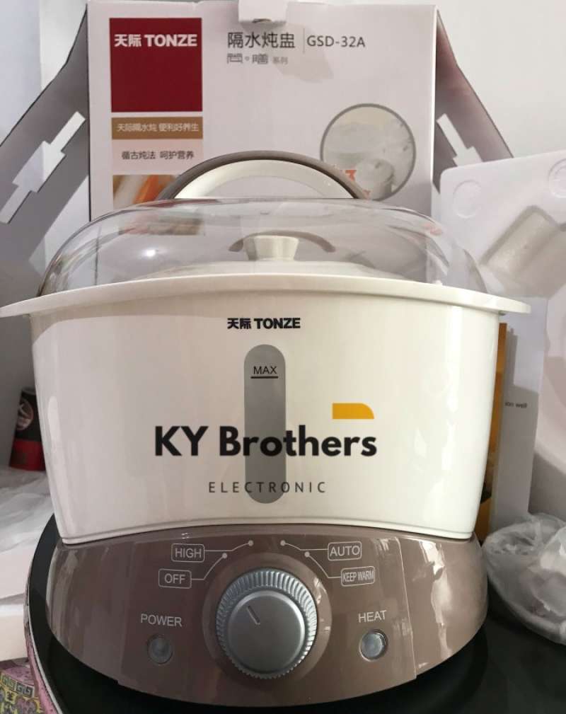 Promo TONZE SLOW COOKER ELECTRIC STEW POT GSD32A GSD 32A 3.2