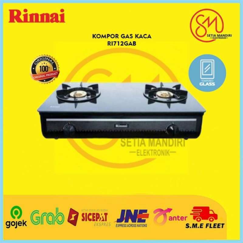 Promo Rinnai Ri712gab Kompor Gas Kaca Dua Tungku Lilin Ri 712 Gab Diskon 12 Di Seller Smartans Kota Jakarta Barat Dki Jakarta Blibli