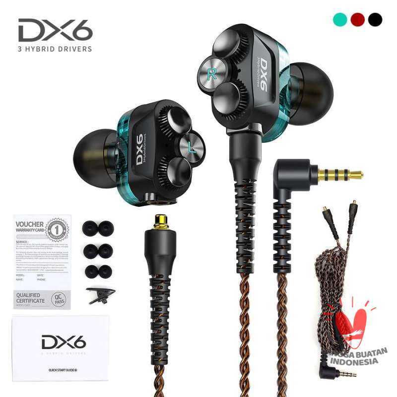 Jual Plextone Dx6 Gaming Earphone Hybrid Drivers Red Jack Di