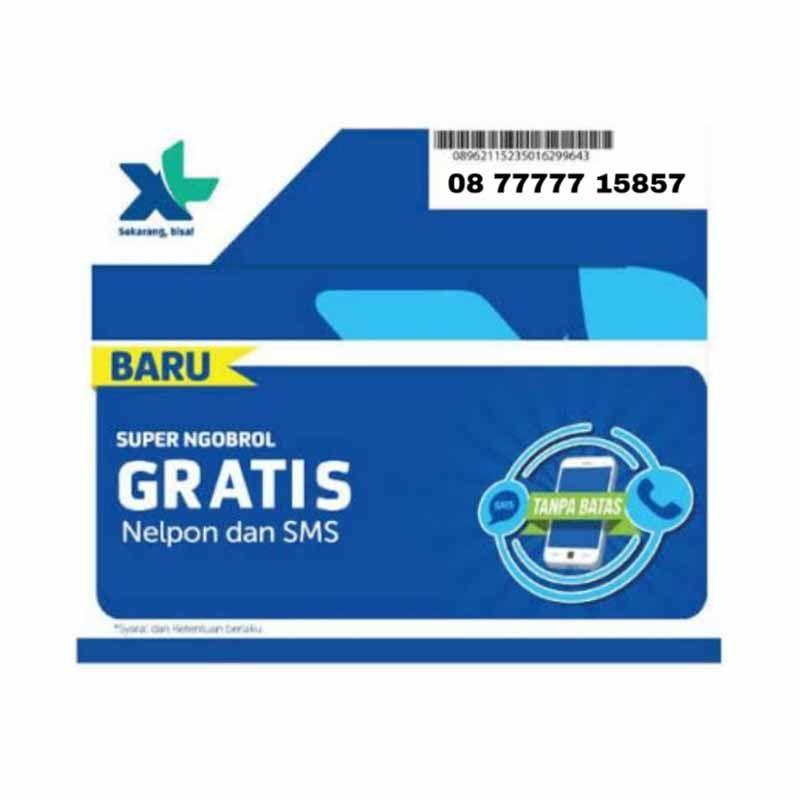 Jual Xl Axiata Nomor Cantik 08 777771 5857 Kartu Perdana Murah Maret 2020 Blibli Com