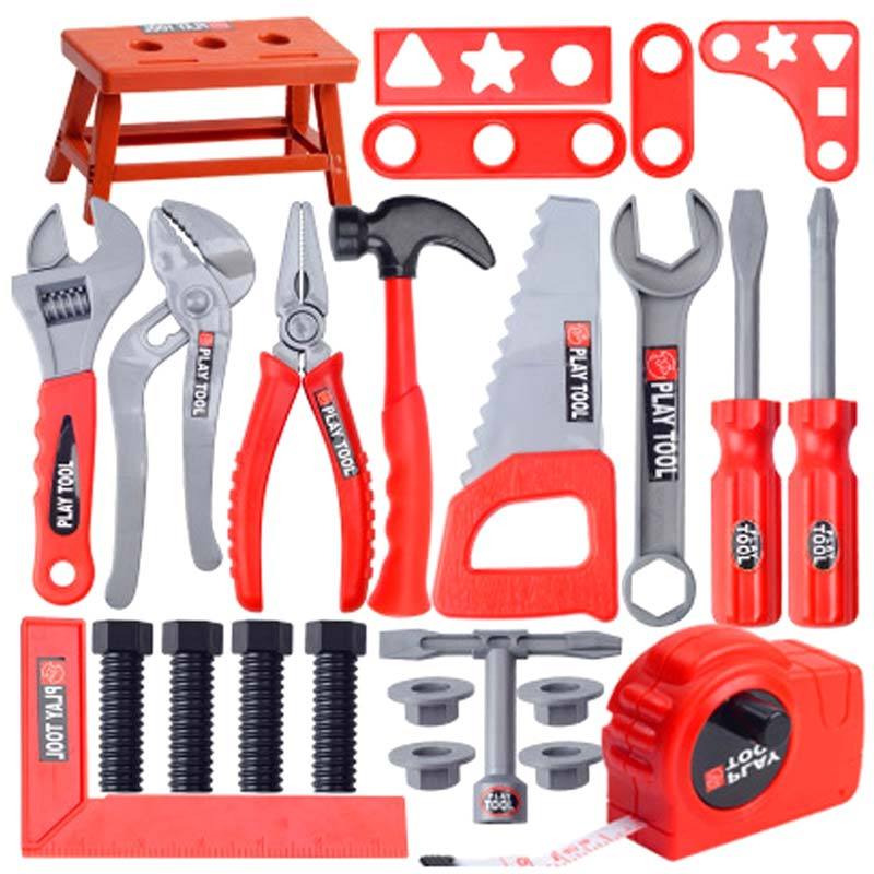Jual H IKEA Toy Tool Set Pretend Play Construction Building Kit