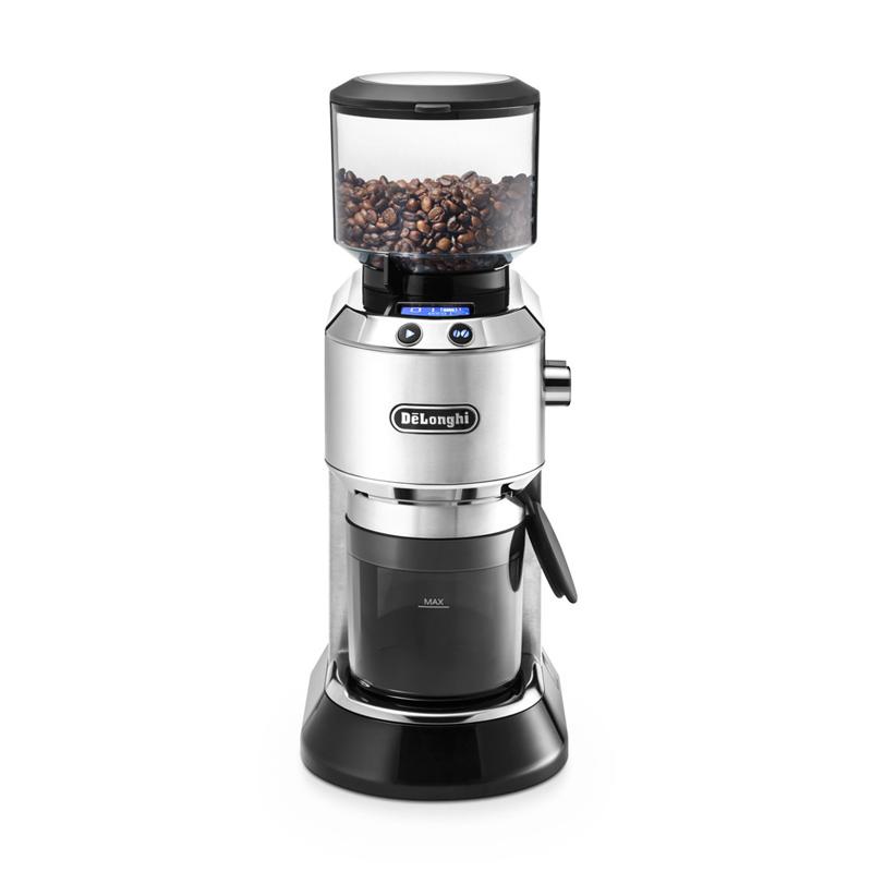 delonghi kg521 m metal dedica style machine coffee grinder mesin penggiling kopi silver