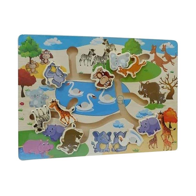 Jual Twenty Second Da9 Maze Kayu Kebun Binatang Zoo Hewan Liar Safari Murah September 2020 Blibli Com