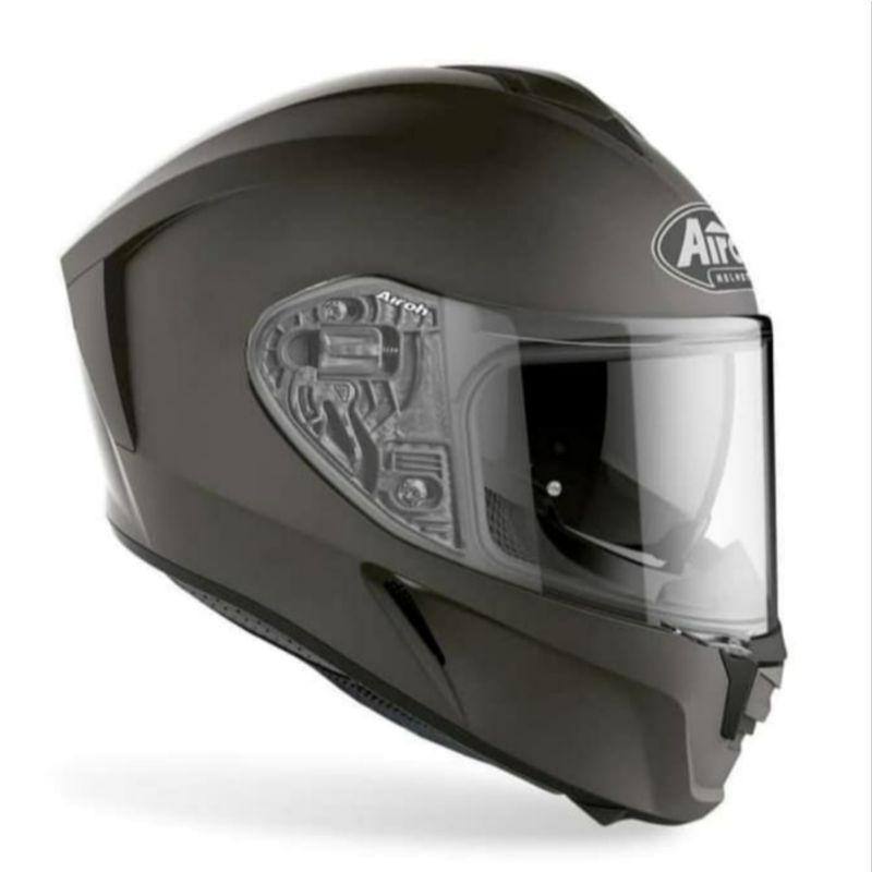Helm full shop face double visor
