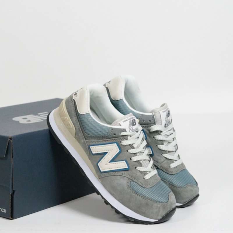 New balance shop 574 steel grey