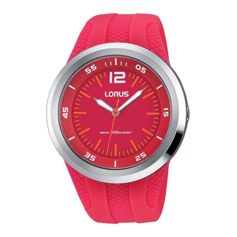 Jam Tangan Lorus Original Wanita Bergaransi Tali Karet RRX25EX9