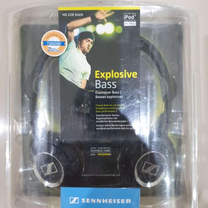 Jual Sennheiser HD228 HD228 Closed Back Headphone for iPod iPhone