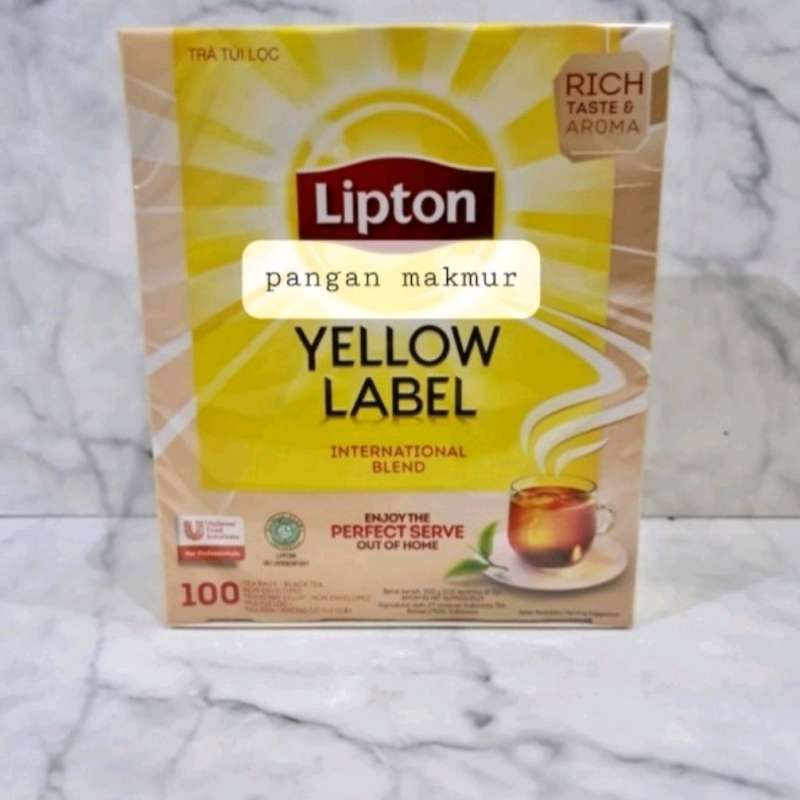 Lipton Yellow Label Tea [100 Sachet]