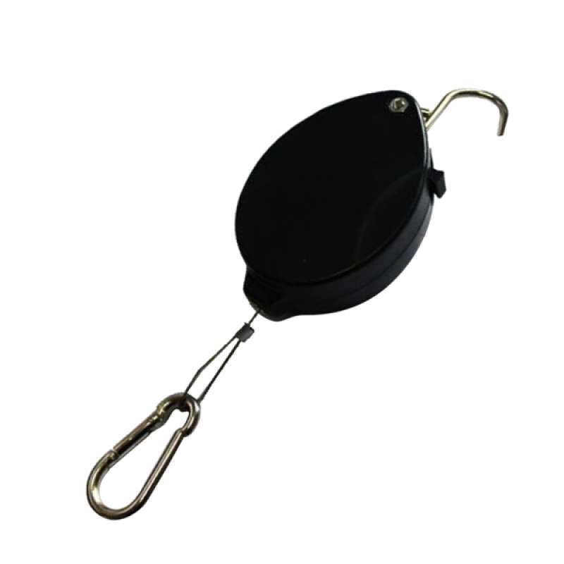 Retractable Key Chain with Stainless Hook Steel Wire Rope 1.6m Durable 