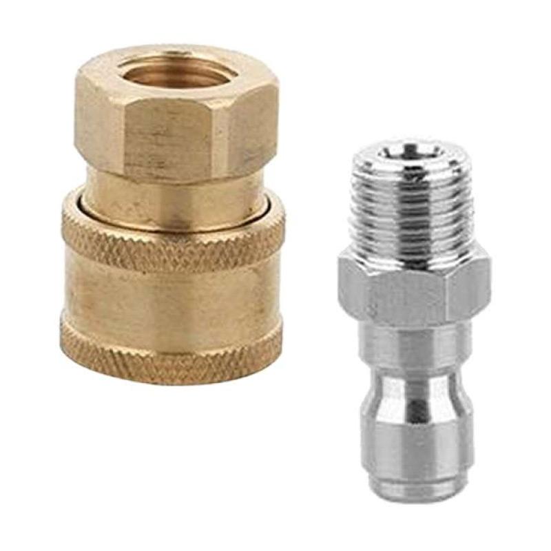 Jual Oem Quick Release Connect Garden Hose Connectors Set 2 Pcs 1 4 Inch Male Female Online November 2020 Blibli Com