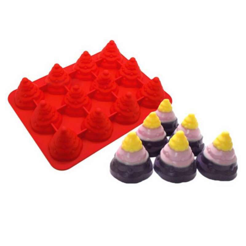 Jual Oem Christmas Tree Cake Mold Mousses Silicone Mould Cake Pan Tin Tray 12 Holes Online November 2020 Blibli Com