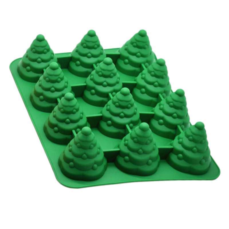 Jual Oem Christmas Tree Cake Mold Mousses Silicone Mould Cake Pan Tin Tray 12 Holes Online April 2020 Blibli Com