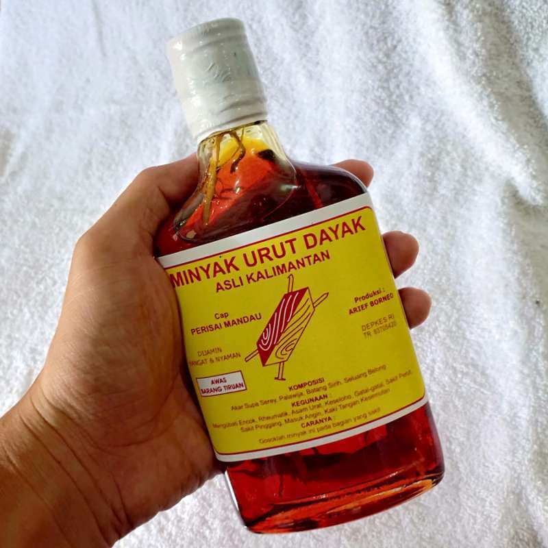 Jual Cap Perisai Mandau Minyak Urut Dayak Kalimantan Online Juli