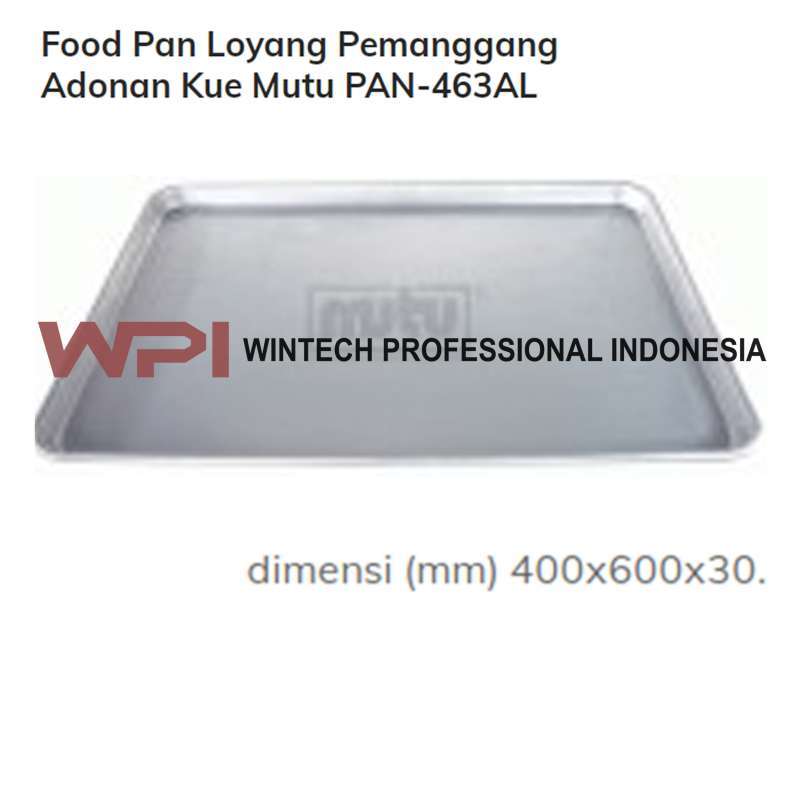 PAN-463AL Loyang Alumunium 60x40 Tempat Pemanggang Roti Oven Deck